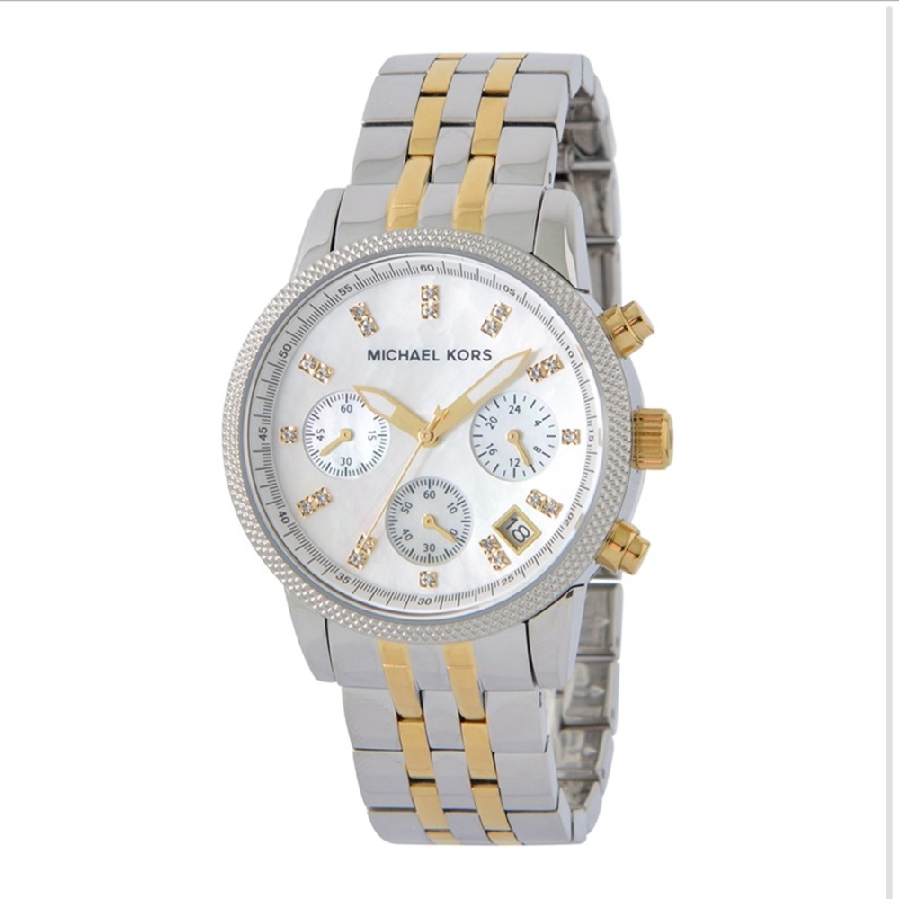 Michael Kors 2 toned watch🕥🕦